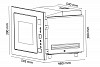 Встраиваемая микроволновая печь Caso EMCG 32 фото