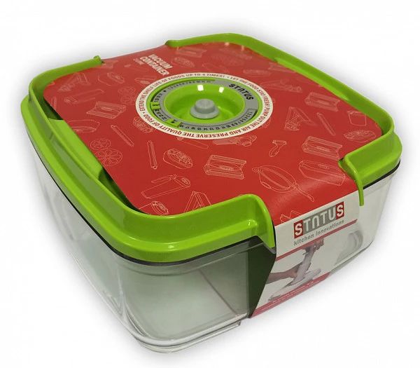 Контейнер вакуумный Status VAC-SQ-20 Green фото