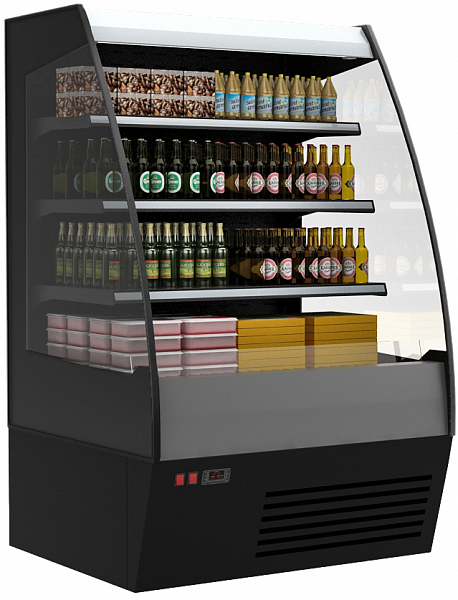 Холодильная горка Полюс Carboma 1600/875 ВХСп/ВТ-1,3 (cтеклопакет) (F 16-80 VM/SH 1,3-2 стеклопакет) фото
