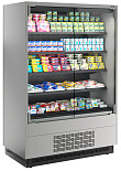 Холодильная горка Полюс FC20-07 VM 1,3-1 0300 LIGHT фронт X0 бок металл (9006-9005)
