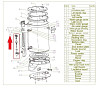 Кран #8 для аппарата для приготовления чая и кофе/кипятильника Eksi серий CND/WBE фото