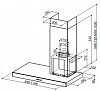 Пристенная вытяжка Faber Stilo SX/SP A120, левая фото