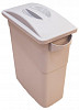 Контейнер для мусора Barbossa-P.L. 60 л 50*26 см h69 см серый узкий фото