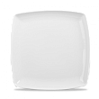 Тарелка мелкая квадратная Churchill 26,8см, X Squared+, цвет белый WHDS101