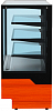 Витрина кондитерская Cryspi ВПВ (Adagio Cube К 900 Д) (дуб сонома кромк чёрн, внеш 9005мат _внутр9005мат) фото
