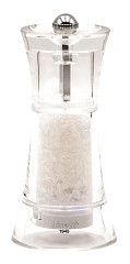 Мельница для соли Bisetti h 13 см, акрил, прозрачная, VERONA 8710S в Санкт-Петербурге фото