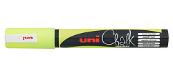 Маркер меловой UNI Mitsubishi Pencil Chalk PWE-5M 1,8-2,5 мм Желтый неон в Санкт-Петербурге фото