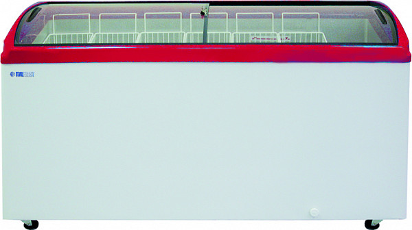 Морозильный ларь Italfrost CF600C красный (7 корзин) фото