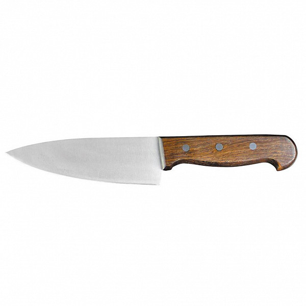 Шеф-нож P.L. Proff Cuisine Wood 30 см, деревянная ручка фото