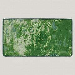 Тарелка прямоугольная плоская RAK Porcelain Peppery 33,5*18 см, зеленый цвет в Санкт-Петербурге, фото