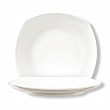 Тарелка P.L. Proff Cuisine 26*26 см квадратная с кругл. краем белая фарфор