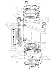 Крышка #1 для кипятильника Eksi серии WBE, мод. WBE 20T
