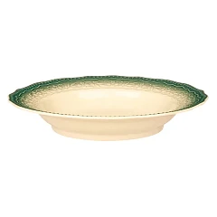 Тарелка глубокая Kunstwerk Эйфория фарфор 0,75л D=23см бежев.,зелен. (03015810) в Санкт-Петербурге, фото
