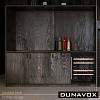 Винный шкаф двухзонный Dunavox DAU-39.121DB фото