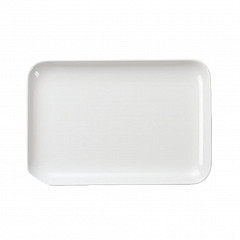 Блюдо прямоугольное с бортом P.L. Proff Cuisine 24,8*17,1*1,9 см White пластик меламин в Санкт-Петербурге фото