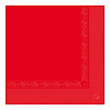 Салфетка бумажная двухслойная Garcia de Pou красная, 40*40 см, 100 шт фото