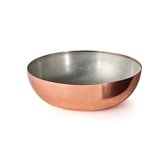 Чаша медная полированная с лужением внутри Gibco 900 мл 