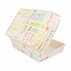 Коробка для бургера Garcia de Pou Parole 22,5*18*9 см, 50 шт/уп, картон в Санкт-Петербурге, фото