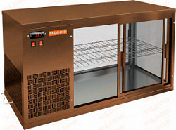 Витрина холодильная настольная Hicold VRL 1300 L Brown в Санкт-Петербурге, фото