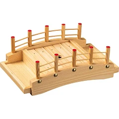 Блюдо для суши Prohotel Мостик сосна ,H=10,L=25,B=16,5см бежев.,золотой (D01-004) в Санкт-Петербурге, фото