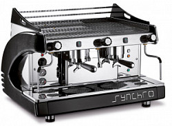 Рожковая кофемашина Royal Synchro 2gr 14l semiautomatic черная в Санкт-Петербурге фото