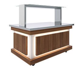 Салат-бар нейтральный Luxstahl СБН-1500 Premium в Санкт-Петербурге, фото 1