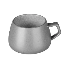 Чашка кофейная Kunstwerk Сейко фарфор 100мл D=65/45,H=50мм серый (03131361) в Санкт-Петербурге, фото 1