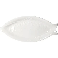 Блюдо для рыбы Kunstwerk фарфор ,H=31,L=468,B=216мм белый (03021607) в Санкт-Петербурге, фото 1