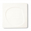 Тарелка P.L. Proff Cuisine 30,5*30,5 см квадратная смещенное дно белая фарфор фото