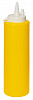 Диспенсер для соуса Luxstahl желтый (соусник) 250 мл фото
