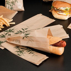Пакет для сэндвича Garcia de Pou Feel Green 9+4*22 см, жиростойкий пергамент, 500 шт/уп в Санкт-Петербурге, фото