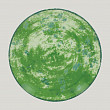 Тарелка круглая плоская RAK Porcelain Peppery 15 см, зеленый цвет