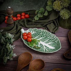 Блюдо овальное Casa di Fortuna 28,3х19,8 см h 5 см, Cabbage (CDF CB09) в Санкт-Петербурге, фото