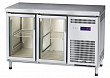 Холодильный стол  СХС-70-01 неохлаждаемая столешница без борта (дверь-стекло, дверь-стекло)