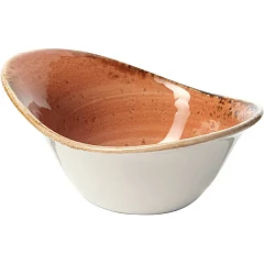 Салатник Steelite Крафт Терракота фарфор 125мл ,H=55,L=130,B=95мм терракот (03030490) в Санкт-Петербурге, фото 1