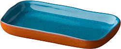 Блюдо прямоугольное Style Point Stoneheart 15 х 8,5 см, цвет коричневый/голубой (SHAZC1702) в Санкт-Петербурге, фото