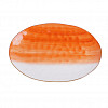 Блюдо овальное P.L. Proff Cuisine 30,5*21,5 см оранжевое фарфор The Sun Eco фото