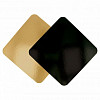 Подложка кондитерская Garcia de Pou двусторонняя 24*24 см, золотая/черная, картон, 50 шт фото