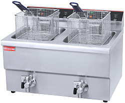 Фритюрница Hualian Machinery HEF-12L (2 емкости) в Санкт-Петербурге, фото