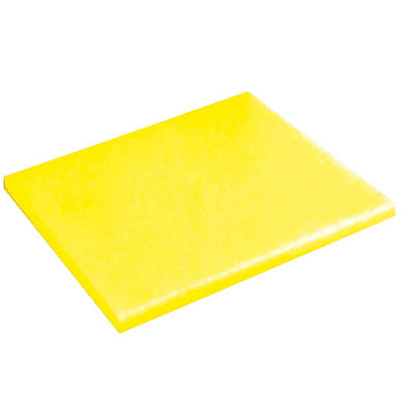 Доска разделочная Paderno 320х265мм h20мм (GN 1/2), полиэтилен, желтая 42522-01 фото