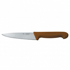 Нож поварской P.L. Proff Cuisine PRO-Line 16 см, коричневая пластиковая ручка (99005023) в Санкт-Петербурге фото