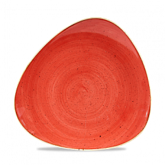 Тарелка мелкая треугольная Churchill Stonecast Berry Red SBRSTR101 в Санкт-Петербурге фото