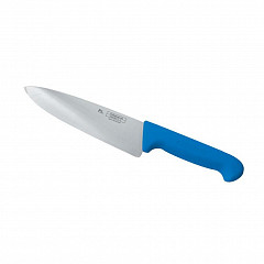 Шеф-нож P.L. Proff Cuisine PRO-Line 20 см, синяя пластиковая ручка в Санкт-Петербурге фото