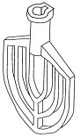 Лопатка для миксера планетарного Eksi серии EJ, модель EJ-35B