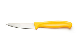 Нож для чистки овощей Comas 8,8 см, L 19,9 см, нерж. сталь / полипропилен, цвет ручки желтый, Puntillas (7538) в Санкт-Петербурге фото