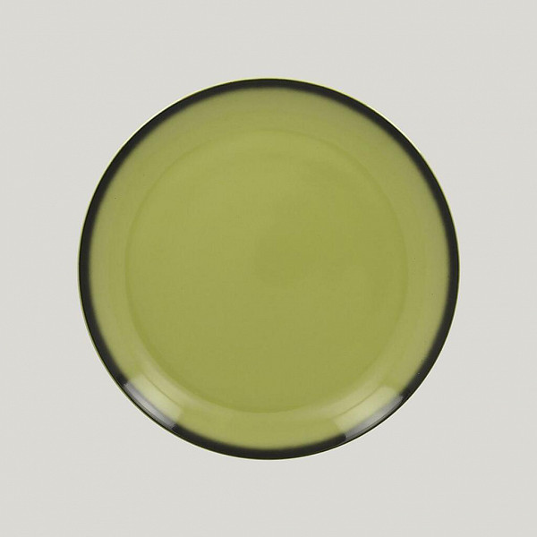 Тарелка круглая RAK Porcelain LEA Light green (зеленый цвет) 27 см фото