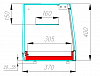 Барная холодильная витрина Полюс AC37 SM 1,8-11 фото