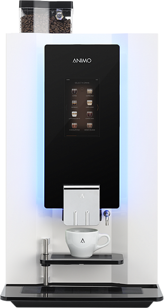 Кофейный аппарат Animo OptiBean 3 Touch белый фото