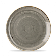 Тарелка мелкая круглая Churchill Stonecast Peppercorn Grey SPGSEVP81 21,7 см