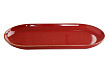 Блюдо овальное Porland 30х15 см фарфор цвет красный Seasons (118130)